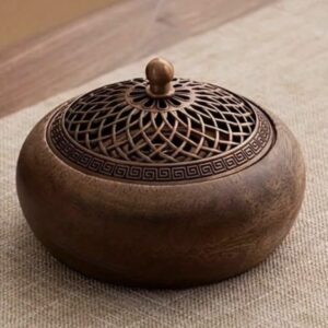 Incense Stand Wood Round