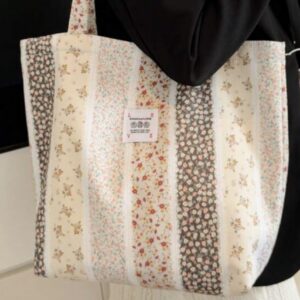 Bag Tote Floral Yellow