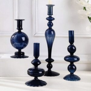 Candlestick Blue Crystal